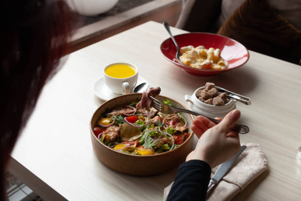 istock meat and vegetables restaurant served 1439318970