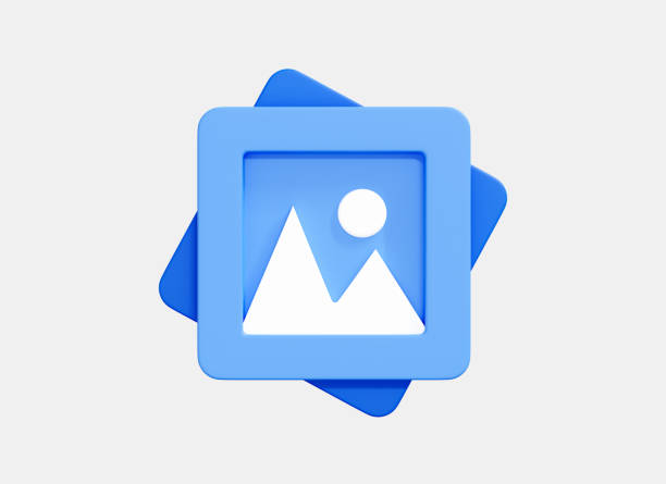 3D Print image icon with landscape and sun. Picture in frame. Gallery sign. No image. Social media post. Photography concept. Cartoon creative design icon isolated on white background. 3D Rendering icono de imagen de impresión 3d con paisaje y sol. imagen en marco. cartel de galería. sin imagen. publicación en redes sociales. concepto de fotografía. icono de diseño creativo de dibujos animados aislado sobre fondo blanco. renderizado 3d