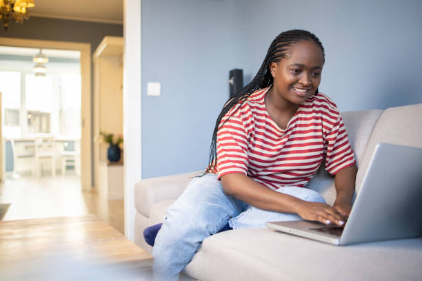 istock Woman working from home 1439334010