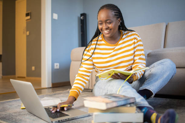 istock Woman working from home 1439334048
