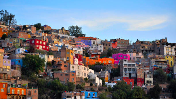 istock Guanajuato City skyline at sunset 1439356217