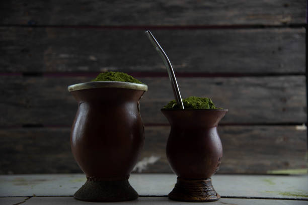 istock Gourd and bomb and yerba mate to make mate gaucho 1439374429