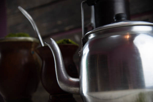 istock Gourd and bomb and yerba mate to make mate gaucho 1439374504