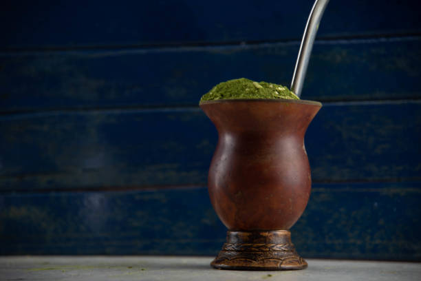 istock Gourd and bomb and yerba mate to make mate gaucho 1439374791