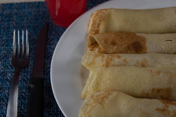 istock Homemade pancakes ready to eat 1439375079