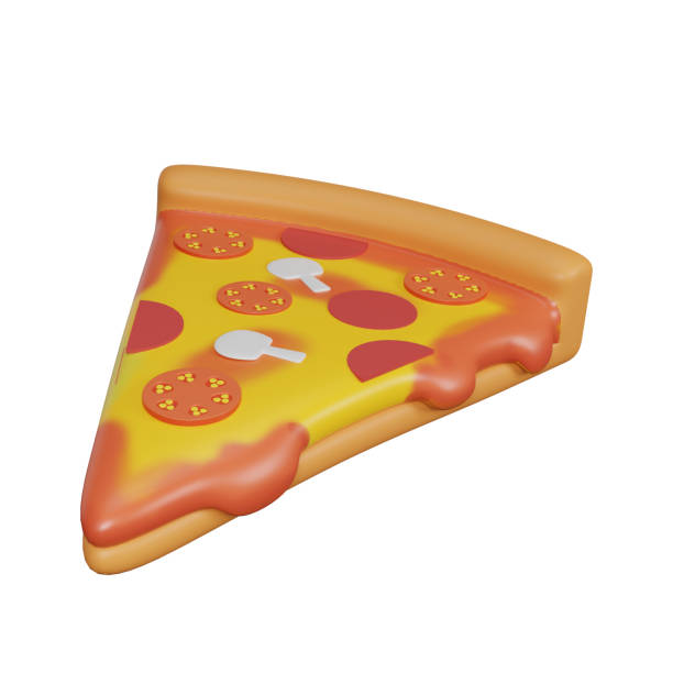 istock 3d rendering of pizza junk food icon 1439386982