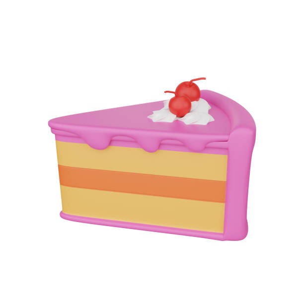 istock 3d rendering of slice cake fast food icon 1439388139