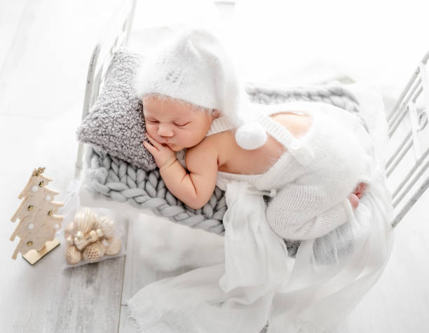 istock Newborn baby portrait 1439398665