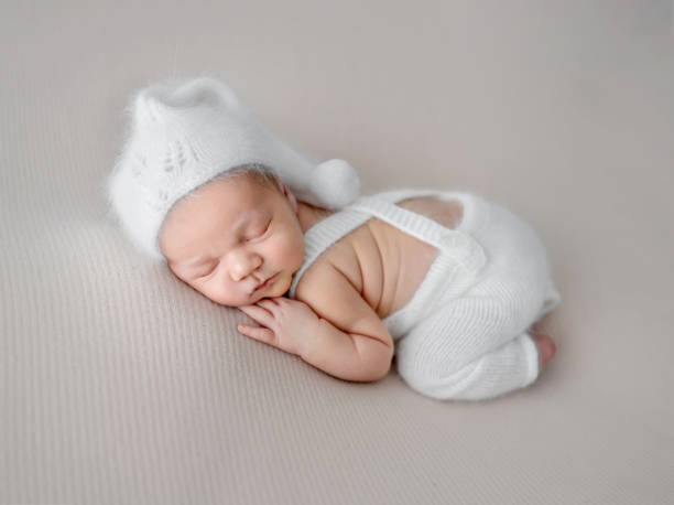istock Newborn baby portrait 1439398667