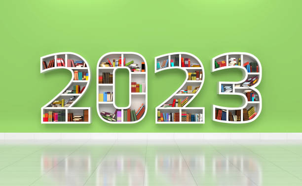New Year 2023 Creative Design Concept with Books Shelf

Keywords language: English stock photo