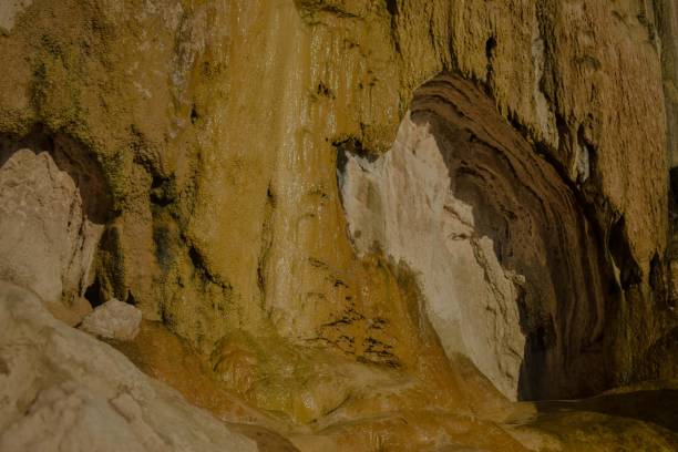 istock Closeup of a cavity on a natural stone wall 1439408748
