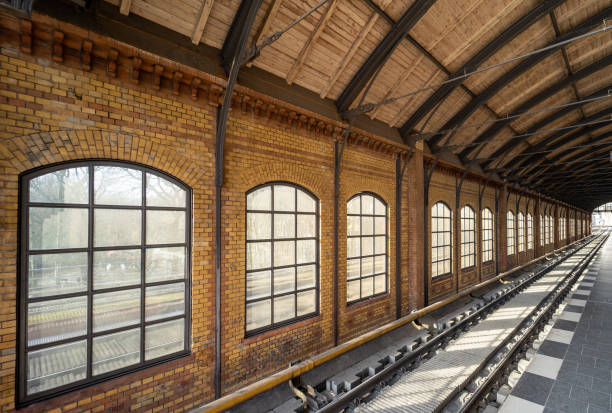 istock Interior Of Railroad Station Platform 1439414787