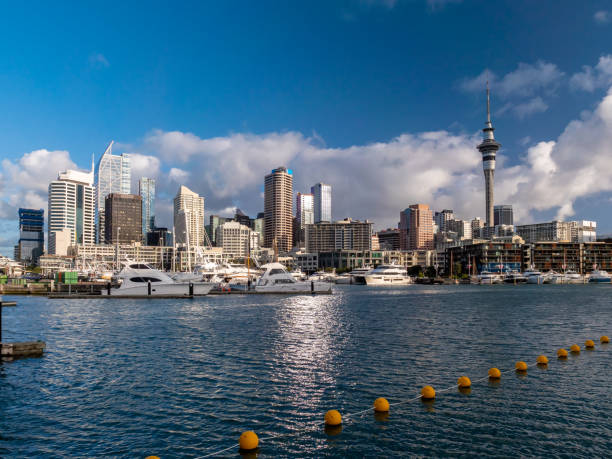 istock Viaduct Basin Marina in Central Auckland, New Zealand 1439416708
