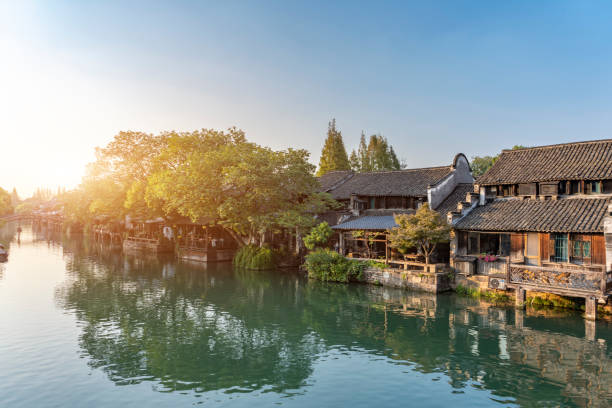 istock Jiangnan Ancient Town Street View 1439417410