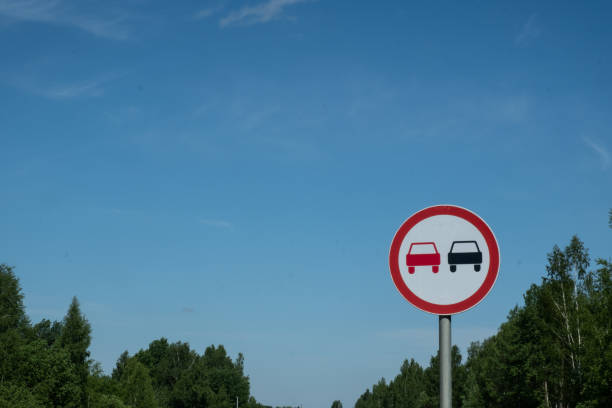 istock Forbidding road sign 
