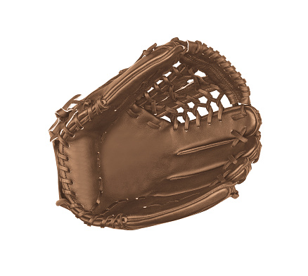 leather baseball glove
