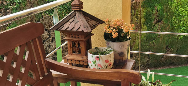 istock Madrid, Spain; 10-03-2022: ornaments and decoration on a terrace 1439435297