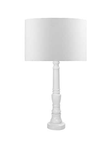 Small lamp, isolated on a white background