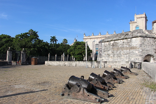 Ruins of the Garcia D'Avila castle, in the Praia do Forte region in the municipality of Mata de Sao Joao, Bahia, Brazil. The Tower House of Garcia d'Avila