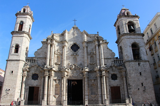 Cuba - La Havana- Place de la cathédrale- Cathédrale de la Havana