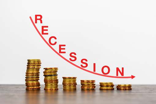 Global recession concept