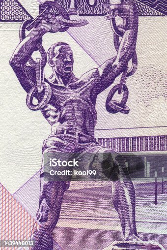 istock Independence Monument in Lusaka Pattern Design on Zambia Banknote 1439448013