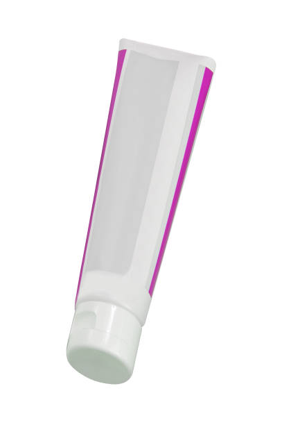 White cosmetic tube