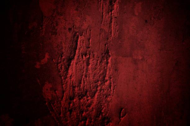 istock Abstract grunge red background texture, scary red dark background 1439452110