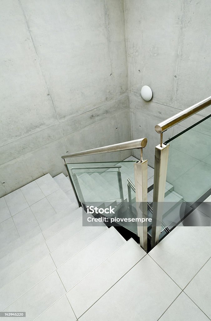 building interior, staircase beautiful new building interior, staircase Home Interior Stock Photo