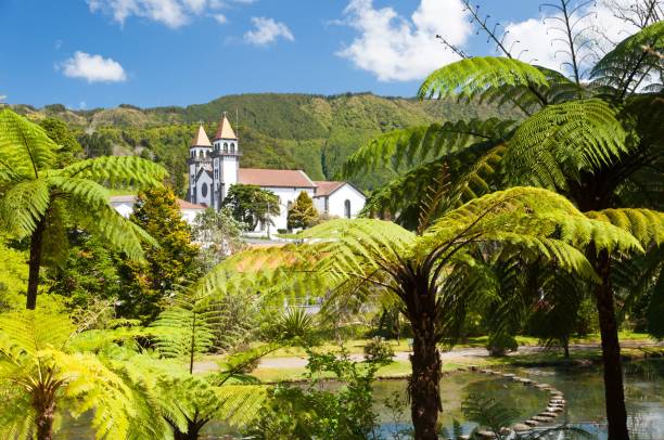 church in the valley - san miguel imagens e fotografias de stock