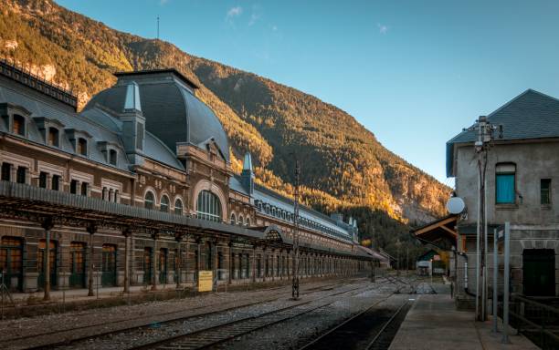 istock Large building in Canfranc, Spain during daytime 1439457800