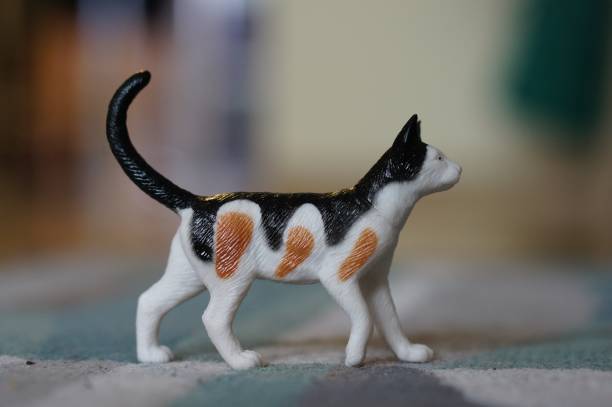 istock Closeup shot of a plastic cat toy with blurred background 1439458042