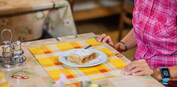istock Selective focus of a woman having a nice tasty looking  breakfast 1439461134