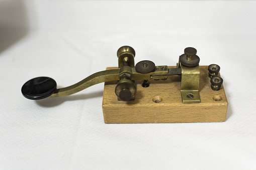 An old morse code signal apparatus