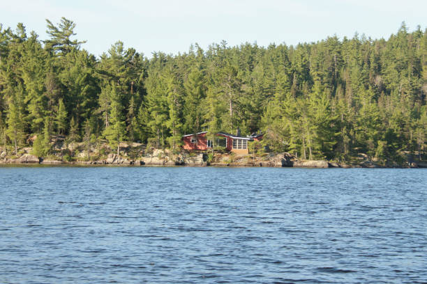 istock Cabin on the Lake 1439466915