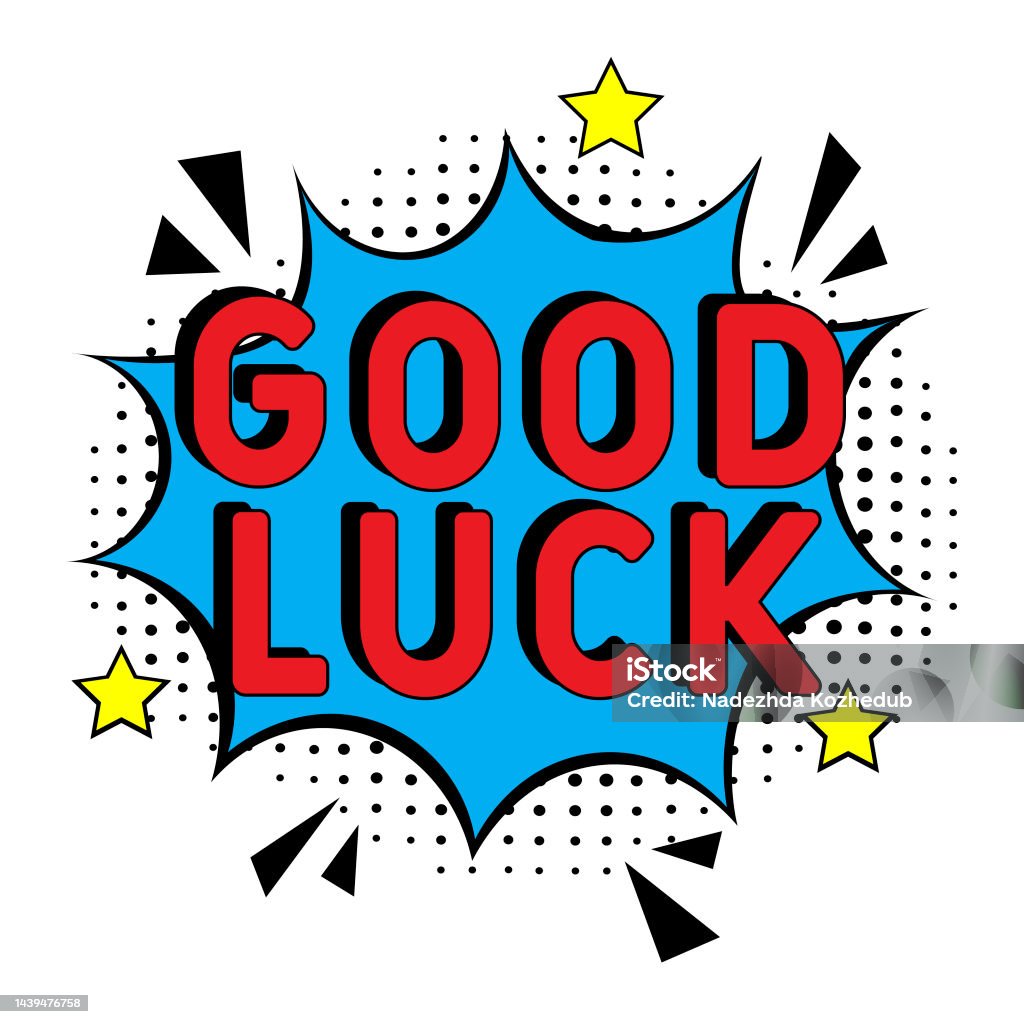 Success Pop Message Good Luck Message In Pop Ar Stock Illustration - Download Image Now ...