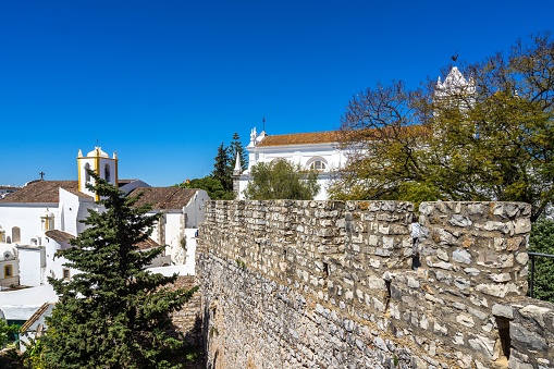 The view from Tavira Castle in Tavira, Algarve, Portugal