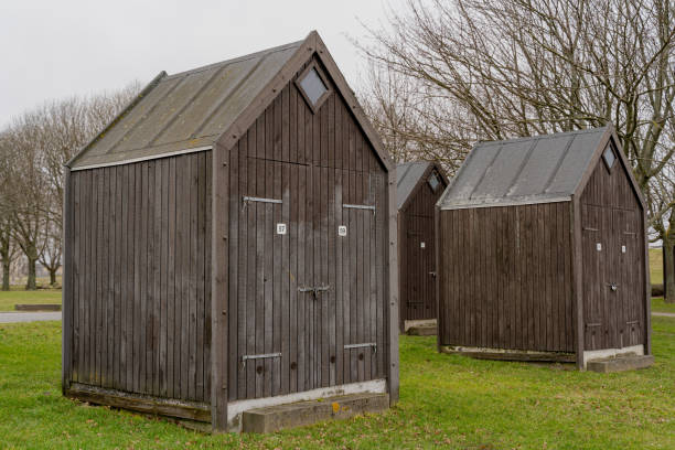 istock Barn. Shed for storage of kayaks. 1439485464