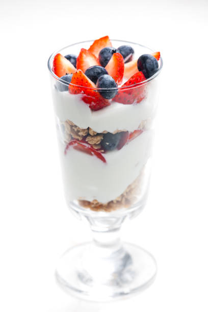 istock muesli with white yogurt and fruit 1439493043