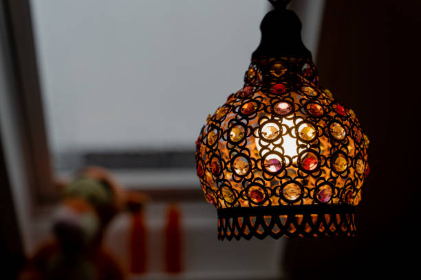 istock Lighting. Electric lamp in the room. 1439495375
