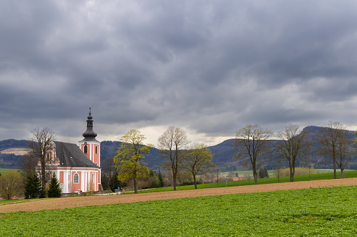 The pilgrimage church of St. Marinus and Anian (Wallfahrtskirche Wilparting) is the Catholic village church of Wilparting, Upper Bavaria, Germany