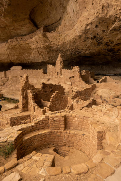 Deep Kiva Example At Long House In Mesa Verde