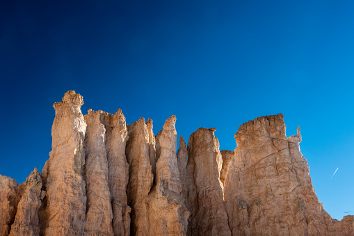 Hoodoo Under Deep Blue Sky in Bryce Canyon National Park