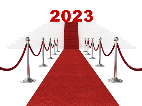New year 2023 red carpet