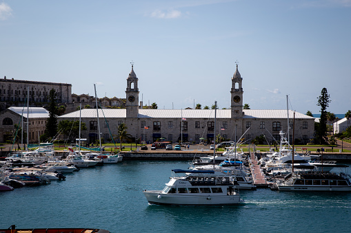 The sights around Bermuda's Royal Naval Dockyard during a stop on a cruise