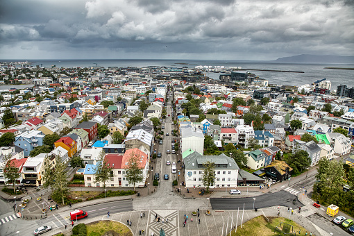 View of Reykjavík from Hallgrímskirkja Church