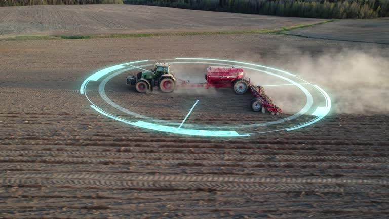 5G autonomous tractor without a driver