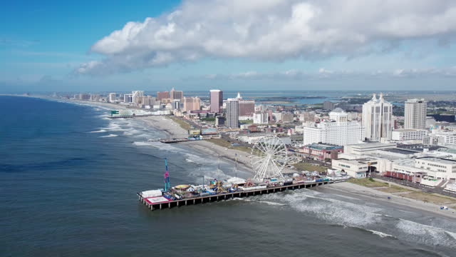 Drone View of Atlantic City, NJ