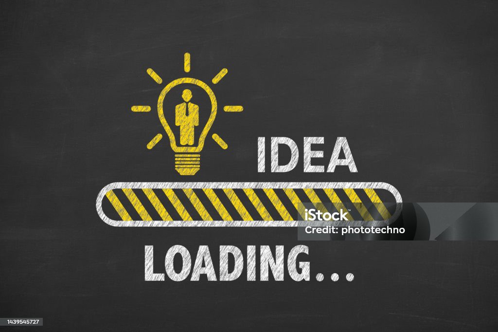Project Human Loading Loading Human Resource Concepts On Blackboard Stock Photo - Download ...