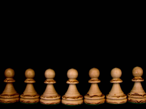 istock Chess - Strategy and tactics game - Set of pieces and checkerboard (King - Queen - Bishop - Knight - Rook - Pawn) 1439548502